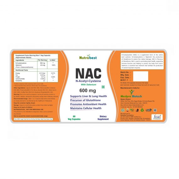 Nutrabest-NAC-Label